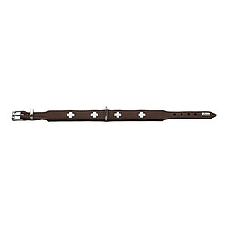 Collier pour Chien Hunter Swiss Negro, marrón (30-34.5 cm)