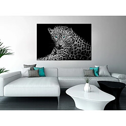 Artgeist Tableau - Leopard Portrait (1 Part) Wide [120x80]