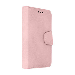 Avizar Etui Universel Smartphone 5,5 pouces avec Coque coulissante Porte-cartes rose