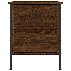 Acheter vidaXL Table de chevet chêne marron 40x42x50 cm bois d'ingénierie