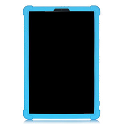 Coque en silicone Souple avec béquille bleu clair pour votre Samsung Galaxy Tab S5e SM-T720