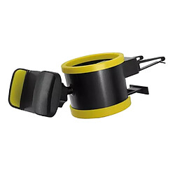 Boite de vitre 2 po en 1 Voiture et téléphone mobile Can Coffee Bottle Cup Holder Yellow pas cher