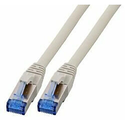 EFB Elektronik K5525FGR.0,5 câble de réseau 0,5 m Cat6a S/FTP [S-STP] Gris (EFB Patch cable S/FTP Cat6A RJ45 TPE SUPERFLEX LSZH 0.5m, Cat7 raw cable, gray)