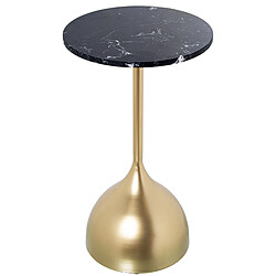 Table d'appoint Alexandra House Living Noir Doré Bois 35 x 60 x 35 cm