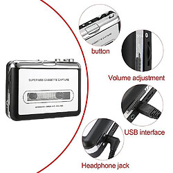 Universal Cassette USB de bande sur PC et convertisseur CD MP3 capture le lecteur de musique audio numérique pas cher