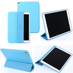 Etui nouvel Apple iPad Pro 10.5 pouces Wifi - 4G/LTE 2017 / 2018 Smartcover pliable bleu clair Style Cuir avec stand - Housse coque de protection New IPad Pro 10.5 pouces - Accessoires tablette pochette XEPTIO : Exceptional Smart case !