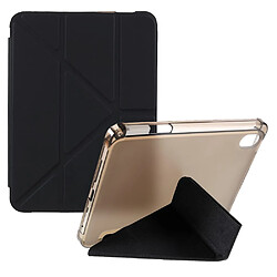 Etui en PU avec support origami et porte-stylo noir pour votre Apple iPad mini (2021)