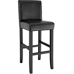 Avis Tectake Lot de 4 chaises de bar - noir