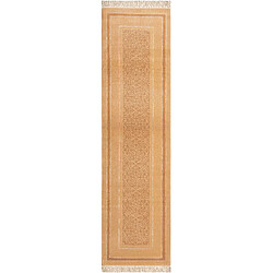 Vidal Tapis de couloir en laine 302x84 brun Darya