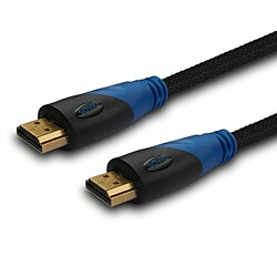 Savio CL-48 câble HDMI 2 m HDMI Type A (Standard) Noir, Bleu