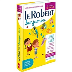 Le Robert benjamin illustré : mon premier dictionnaire : 5-8 ans, GS, CP, CE - Occasion