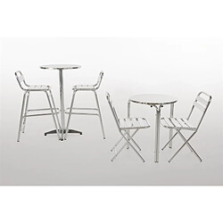 Table Ronde Bistro Empilable 600 mm - Bolero pas cher