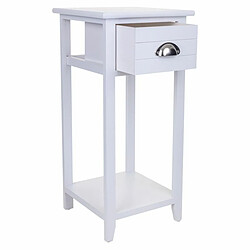 Avis Table de Nuit Alexandra House Living Blanc 30 x 63 x 30 cm