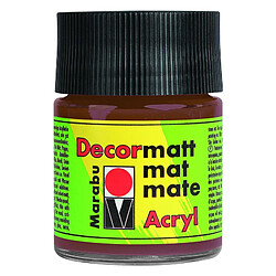 Marabu Peinture acrylique 'Decormatt', marron clair, 50 ml, ()