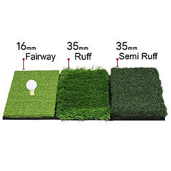 Avis Tapis de Practice Golf Ruff Semi-Ruff et Fairway 3 en 1