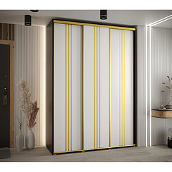 Abiks Meble Armoire DAVOS 6 À Portes Coulissantes 235,2/180/45 3 Portes