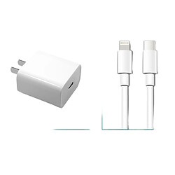 General Chargeur Apple Vos appareils Apple avec chargeur Apple Adaptateur secteur USB-C à charge rapide 20 W, portable et léger pour une utilisation en voyage, avec iPhone14/14 Pro Max/13/13Pro(3 pieds)