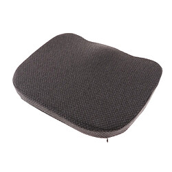 Coussin de siège Comfort Chair Pad avec fermeture à glissière pour chaise de bureau Car Grey