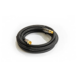 Python Parent Title Premium - Connecteur mâle vers Femelle IEC/coaxial 1 m Noir