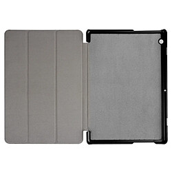 Acheter Wewoo Housse Étui bleu foncé pour Huawei MediaPad T3 10 Custer Texture Horizontal en cuir Flip avec trois-pliage titulaire