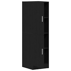 Acheter vidaXL Armoire de cuisine noir 38x41,5x131,5 cm bois d'ingénierie