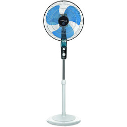 Rowenta Ventilateur sur pied de 40 cm avec 3 vitesses 60W blanc noir bleu