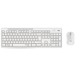 Teclado y Ratón Inalámbricos Logitech Silent Touch MK295/ Blanco