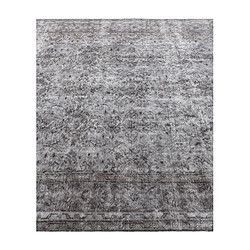 Avis Vidal Tapis de laine 297x178 gris Ultra Vintage