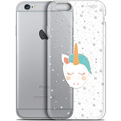 Caseink Coque arrière Apple iPhone 6/6s (4.7 ) Gel HD [ Nouvelle Collection - Souple - Antichoc - Imprimé en France] Licorne Dors