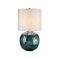 Elstead Lighting Lampe de table Blue Porcelaine Bleu