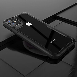 Wewoo Coque Souple Pour iPhone 11 Pro Transparent PC + TPU Etui de protection antichoc à couverture totale Rouge