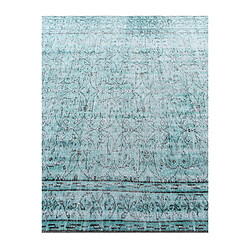 Vidal Tapis de laine 269x173 turquoise Ultra Vintage pas cher