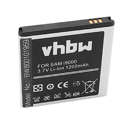 vhbw Li-Ion batterie 1200mAh (3.7V) pour téléphone Samsung SHW-M100S, SHW-M110S, Vibrant, Vibrant 4G, Vibrant T959 comme EB575152, EB575152LA.