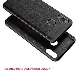 Avis Wewoo Coque Housse antichoc TPU Litchi Texture pour Huawei Nova 3 Noir