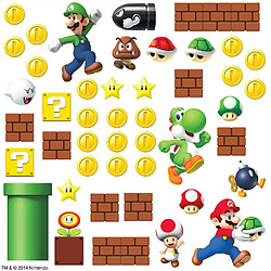 Acheter Roommates 45 Stickers Mario Bros Nintendo