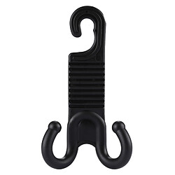 Avis Wewoo 2 PCS Jeune Joueur Griffe noir Forme Durable Siège De Voiture Retour Crochet Tronc Sac Hanger Titulaire Auto Appui-Tête à Bagages