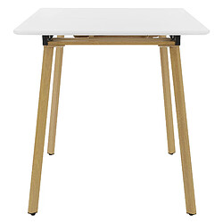 Avis ML DESIGN MODERN LIVING Table salle à manger extensible rectangle 110/140x75 cm 4-6 personnes blanc