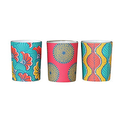 Sil Set de 3 bougies parfumées Votives Batik.