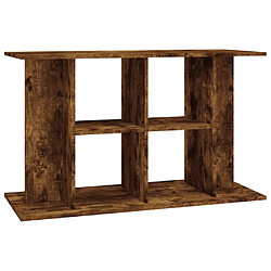 vidaXL Support pour aquarium chêne fumé 100x40x60 cm bois d'ingénierie