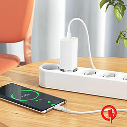 Avis Chargeur Secteur USB-C 25W Power Delivery + Câble USB-C 3A 1m Forcell Blanc