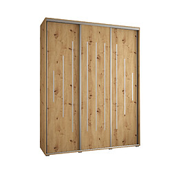 Abiks Meble Armoire Davos 12 À Portes Coulissantes 235,2/190/60 3 Portes