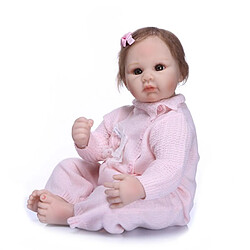 Universal Poupée bébé régénérée quai silicone souple 22/55 cm réaliste poupée jeune fille mariée.