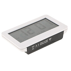 grand calendrier numérique lcd réveil température snooze table horloge blanc pas cher