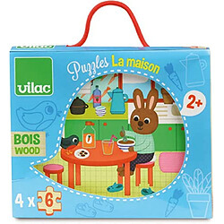 Vilac Puzzles de la maison - coffret bois