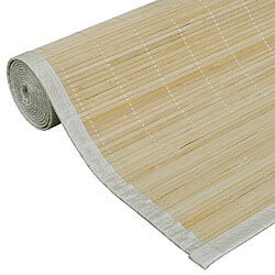 Acheter vidaXL Tapis en bambou 100x160 cm Naturel