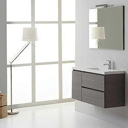 Kiamami Valentina MEUBLE DE SALLE DE BAINS MODERNE SUSPENDU 90 cm MANAHATTAN DROITE