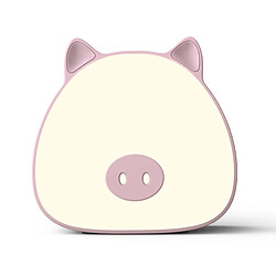 Universal Mini veilleuse mignonne lampe cochon avec capteur tactile rechargeable changement de couleur chambre enfant PAK55 |