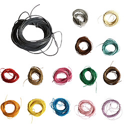 Acheter Cire De 10m Corde De Corde En Nylon Pour Bracelet Diy Neckace Décision 1mm Rose Rouge