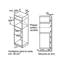 Acheter Four combiné mo intégrable 44l inox/noir - c1amg84n0 - NEFF