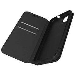 Avizar Housse Wiko Y82 Clapet Portefeuille Fonction Support Vidéo Noir